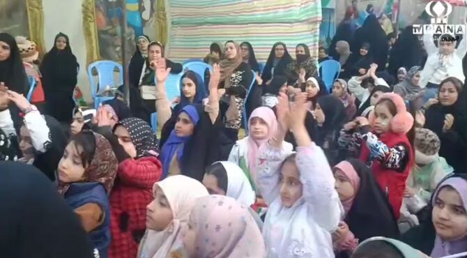 جشن میلاد کریمه اهل‌بیت در موکب ایران قوی؛بیجار سربلند