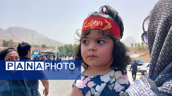مراسم عاشورای حسینی در گلزار شهدای شهرستان لنده