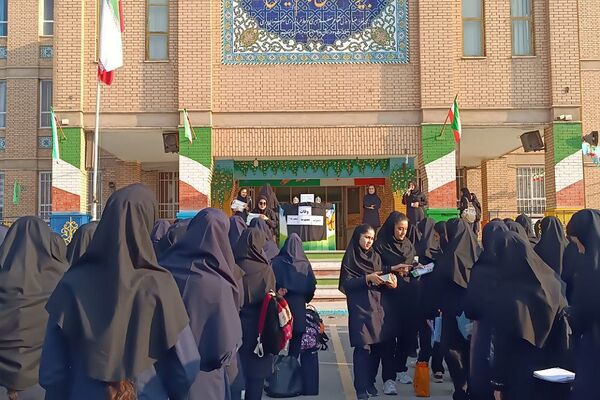 مراسم وفات حضرت معصومه(س) در دبیرستان الغدیر قیامدشت ری یک