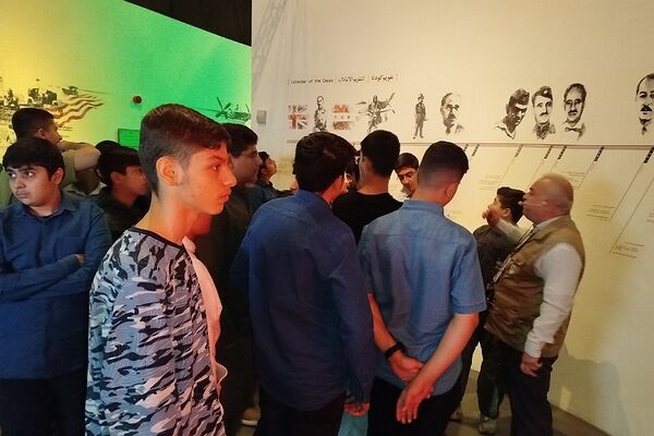 حضور دانش‌آموزان ناحیه 2 شهرری در اردوی باغ موزه دفاع مقدس و فرهنگسرای ولا