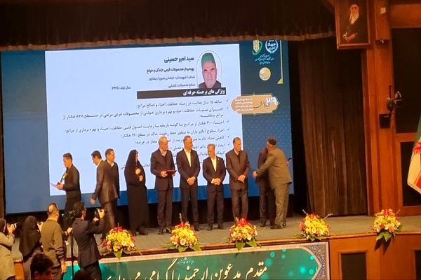 یکی از موفق ترین طرحهای  مرتع در کشور ،  چاه گنجی شهر بار نیشابور است 