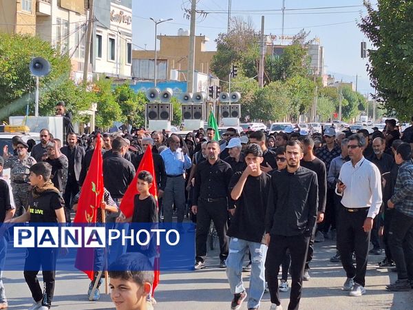 پیاده‌روی جاماندگان اربعین حسینی در مرودشت 