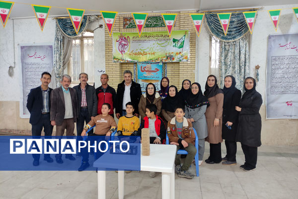 برگزاری مسابقات بازی فکری رشته جنگا ناحیه 4 شیراز