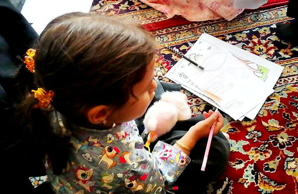 برپایی غرفه کودک در حاشیه نماز جمعه شهرستان کاشمر