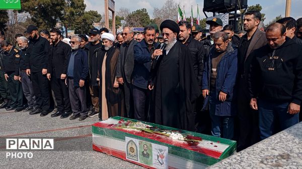 تشییع مسافر بهشتی «امیرعلی نیکنام‌راد» در گرگان