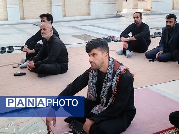 عزاداری روز دوم محرم در گلزار شهدای درق 