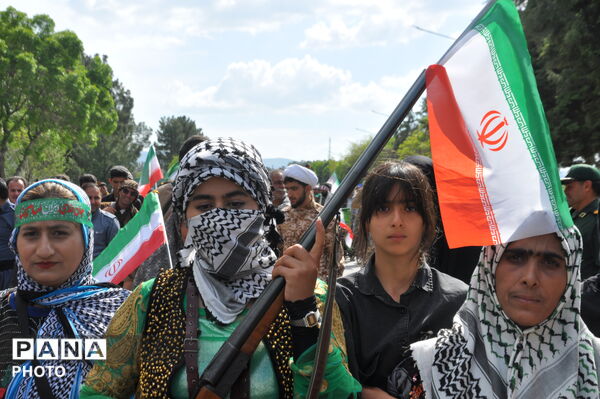 شکوه رزمایش «جانفدا برای ایران امام رضایی» در کرمانشاه