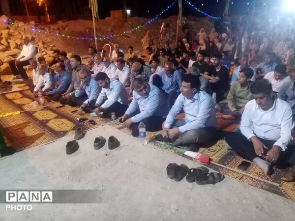 جشن عید غدیر در محله مارم باغ‌شهر فین