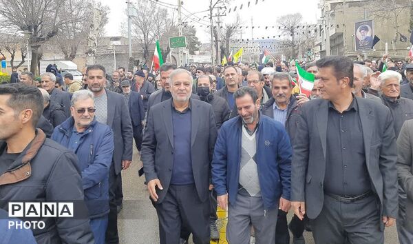راهپیمایی پرشکوه روز قدس در اسدآباد