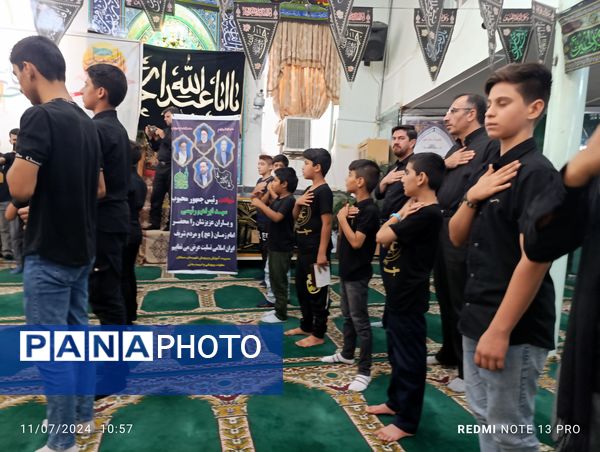 سوگواره احلی من العسل نوجوانان عاشورایی شهر آشخانه 