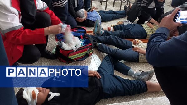 بیست و ششمین مانور زلزله در کمیجان