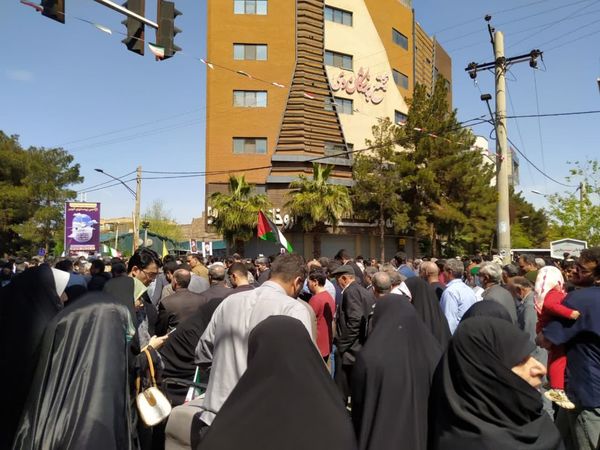 حضور پرشور مردم دارالمؤمنین کاشان در راهپیمایی روز قدس