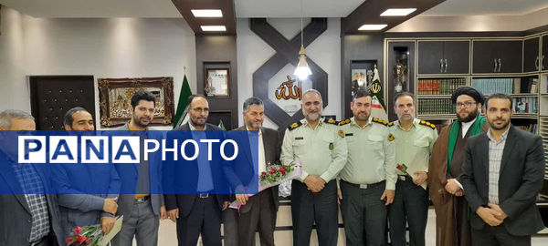 نشست صمیمی شورای معاونان آموزش و پرورش قم با فرمانده پلیس 