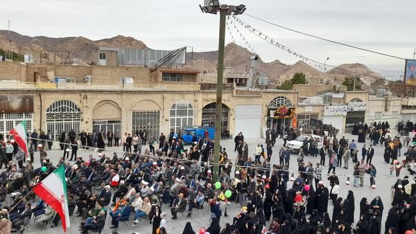 جشن بهار انقلاب در راهپیمایی ۲۲ بهمن در تفت