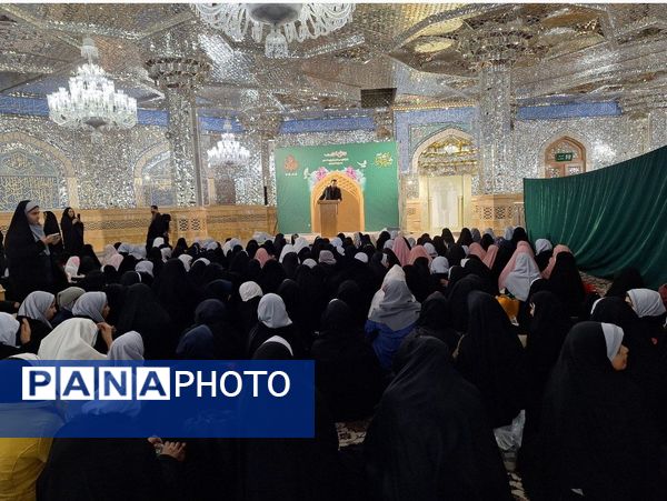 اردوی زیارتی دانش‌آموزان دبستان شاهد حاج تقی آقا بزرگ به حرم مطهر رضوی (ع)