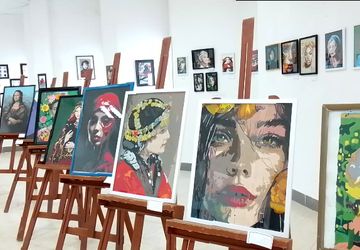 افتتاح نمایشگاه طراحی و گرافیک دانش‌آموزان فرهیخته شهرستان دیواندره به مناسبت هفته مشاغل 