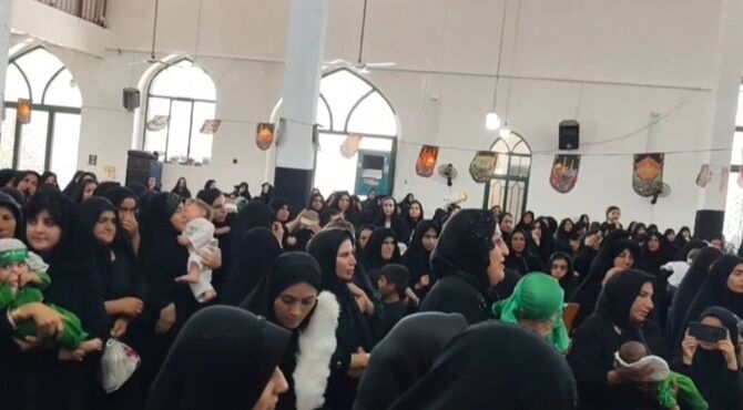 طنین یا علی‌ اصغر (ع) در کوهنانی، همایش شیرخوارگان حسینی برگزار شد