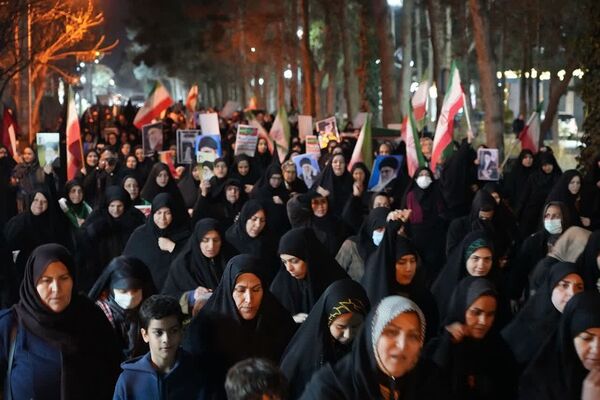 تجمع سوگواران رهبر شهید انقلاب و محکومیت حملات آمریکایی صهیونی در کهریزک