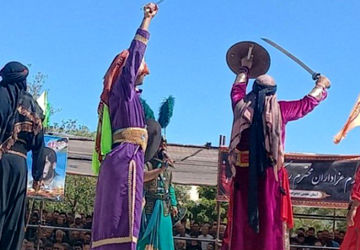 گپ و گفتی با هنرمندان تعزیه خوان شهر عشق آباد نیشابور بزرگ