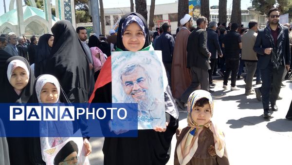 طنین فریاد قدس در خیابان‌های تربت حیدریه 