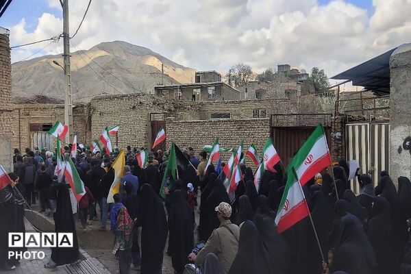 راهپیمایی اربعین شهادت قائد امت در شهر بار نیشابور-۲