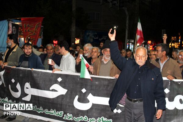 جلوه هایی از حضور باشکوه مردم آشخانه در راهپیمایی