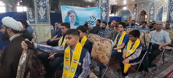 بزرگداشت شهید رئیسی با حضور پیشتازان سازمان دانش‌آموزی