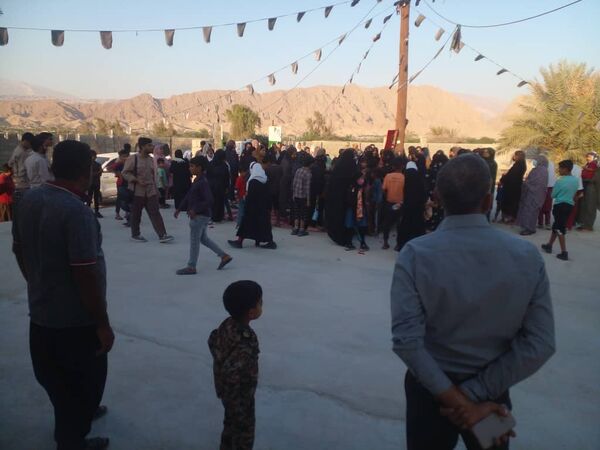 ورود پیکر شهید گمنام به روستای لاور 
