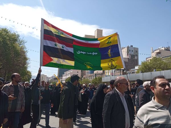 حضور پرشور مشهدی‌ها در راهپیمایی روز قدس؛ فریاد حمایت از فلسطین