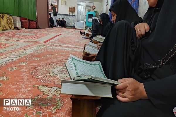 قرائت قرآن در شب بیست سوم ماه مبارک رمضان مسجد جامع شهر بار 
