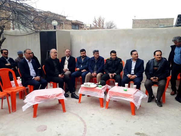 حضور سرپرست فرمانداری سملقان در خانه سالمندان این شهر