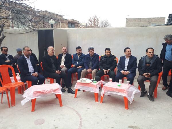 حضور سرپرست فرمانداری سملقان در خانه سالمندان این شهر