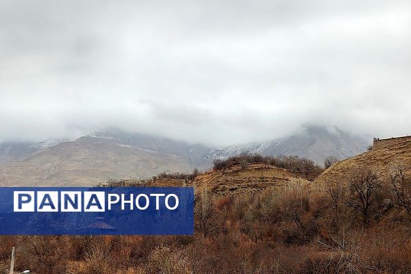 چهره شفاف و دل انگیز شهربارنیشابور با بارش  باران پاییزی  