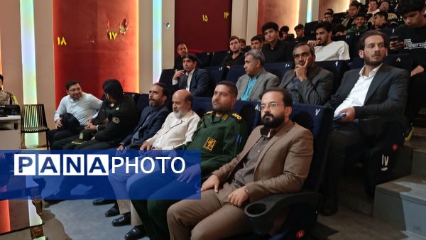 آیین نواخته شدن زنگ پدافند غیر عامل در ناحیه 7 مشهد