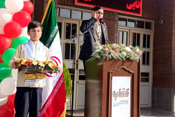 زنگ کتابخوانی و همایش کتاب و کتابخوانی در دبیرستان ابوریحان بیرونی نیشابور