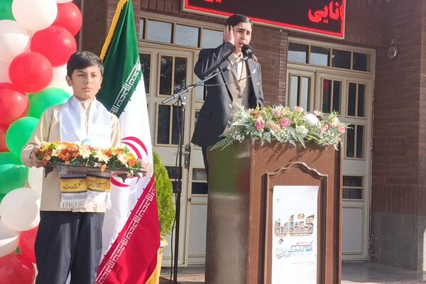 زنگ کتابخوانی و همایش کتاب و کتابخوانی در دبیرستان ابوریحان بیرونی نیشابور