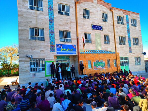 حضور رییس پلیس فتا شهرستان کاشمر در دبیرستان میثاق