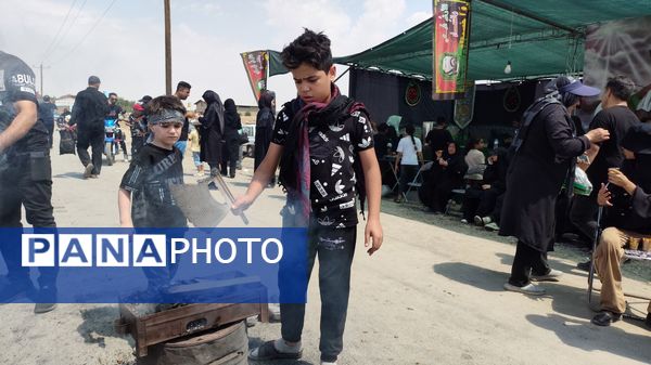 حضور پر شور عزاداران و شهروندان اراکی در پیاده‌روی جاماندگان اربعین 