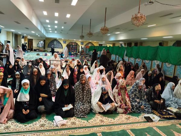 لحظات ناب اعتکاف دانش‌آموزی دختران در جاسک