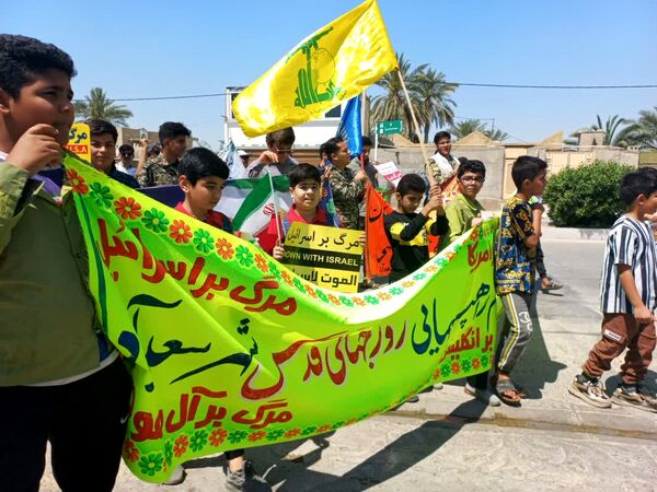 راهپیمایی روز قدس در تنگستان، شبانکاره، سعدآباد و بوشهر