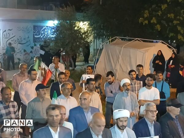 قرار شبانه  مردم شهرستان مه ولات همزمان با عید سعید غدیر و رحلت امام خمینی (ره)