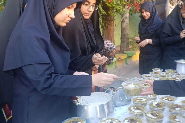 مراسم ایام فاطمیه و موکب فاطمی در دبیرستان علامه اقبال 