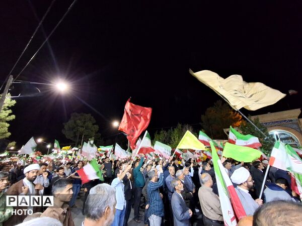 پنجاه و هفتمین شب از اجتماعات مردمی در شهرستان کاشمر 