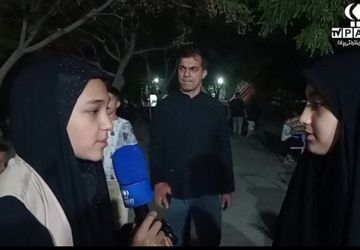 مراسم شهادت حضرت رقیه (س) در پارک نیلوفر آبی مشهد 