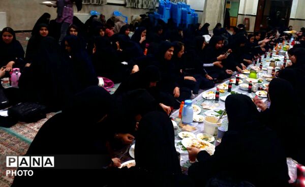 جنگ شادی و محفل انس با قران دبیرستان خاص فرهنگ در حسینیه شهید قاجاریان