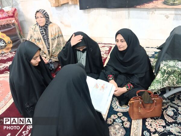 برپایی موکب آموزش در تکیه علی اصغری شهرستان خلیل آباد 