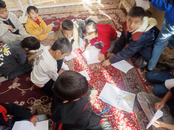 برپایی غرفه کودک در نماز جمعه کاشمر