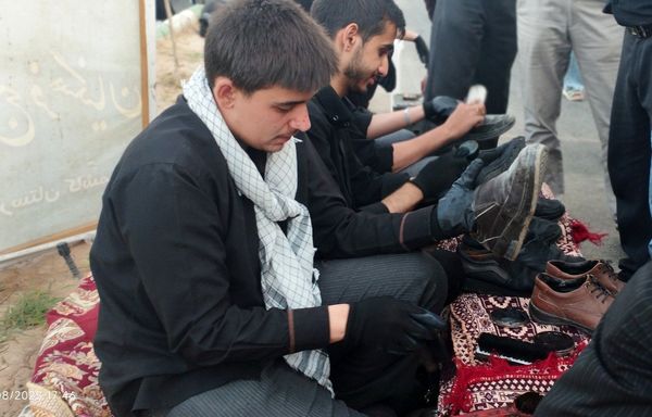 پیاده روی جاماندگان اربعین در کاشمر