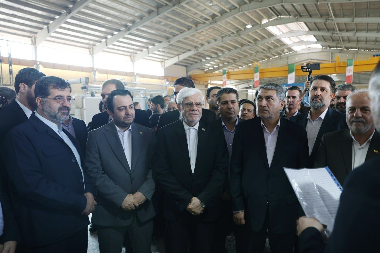 افتتاح کارخانه ریسندگی آریا‌ریس مهستان با حضور معاون اول رئیس‌جمهور