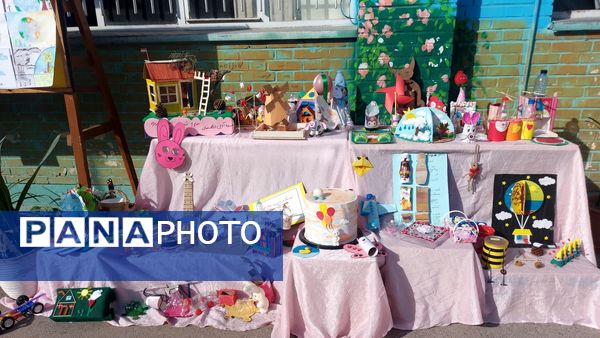 آیین نواختن زنگ هوای پاک در دبستان شریعه افشار‌نژاد ناحیه ۶